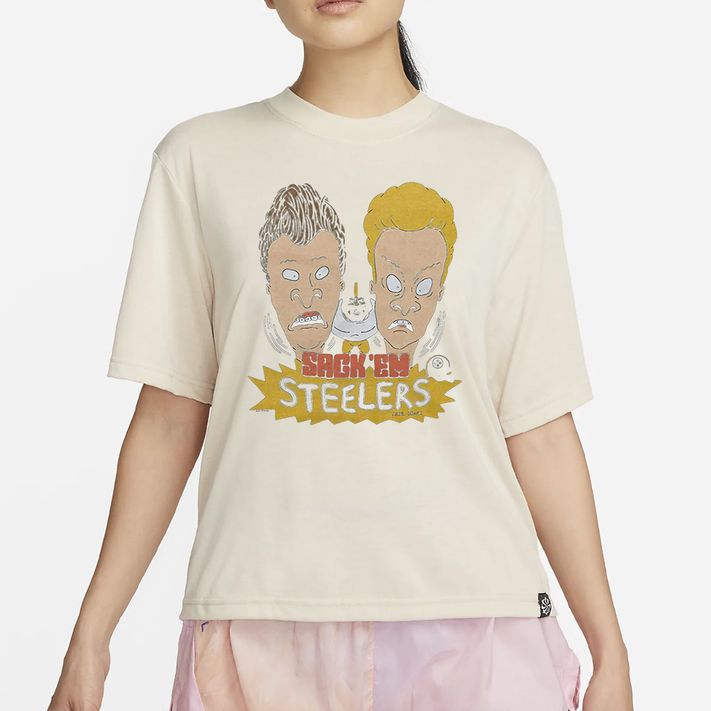 Beavis And Butt-Head Steelers Sack ‘Em T-Shirt 5 Beavis And Butt-Head Steelers Sack ‘Em T-Shirt4