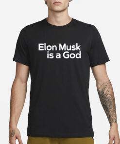Biden Wearing Elon Musk Is A God T-Shirt3