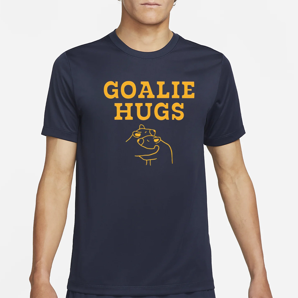 Boston Goalie Hugs Crewneck-Unisex T-Shirt 4 Boston Goalie Hugs Crewneck-Unisex T-Shirt2
