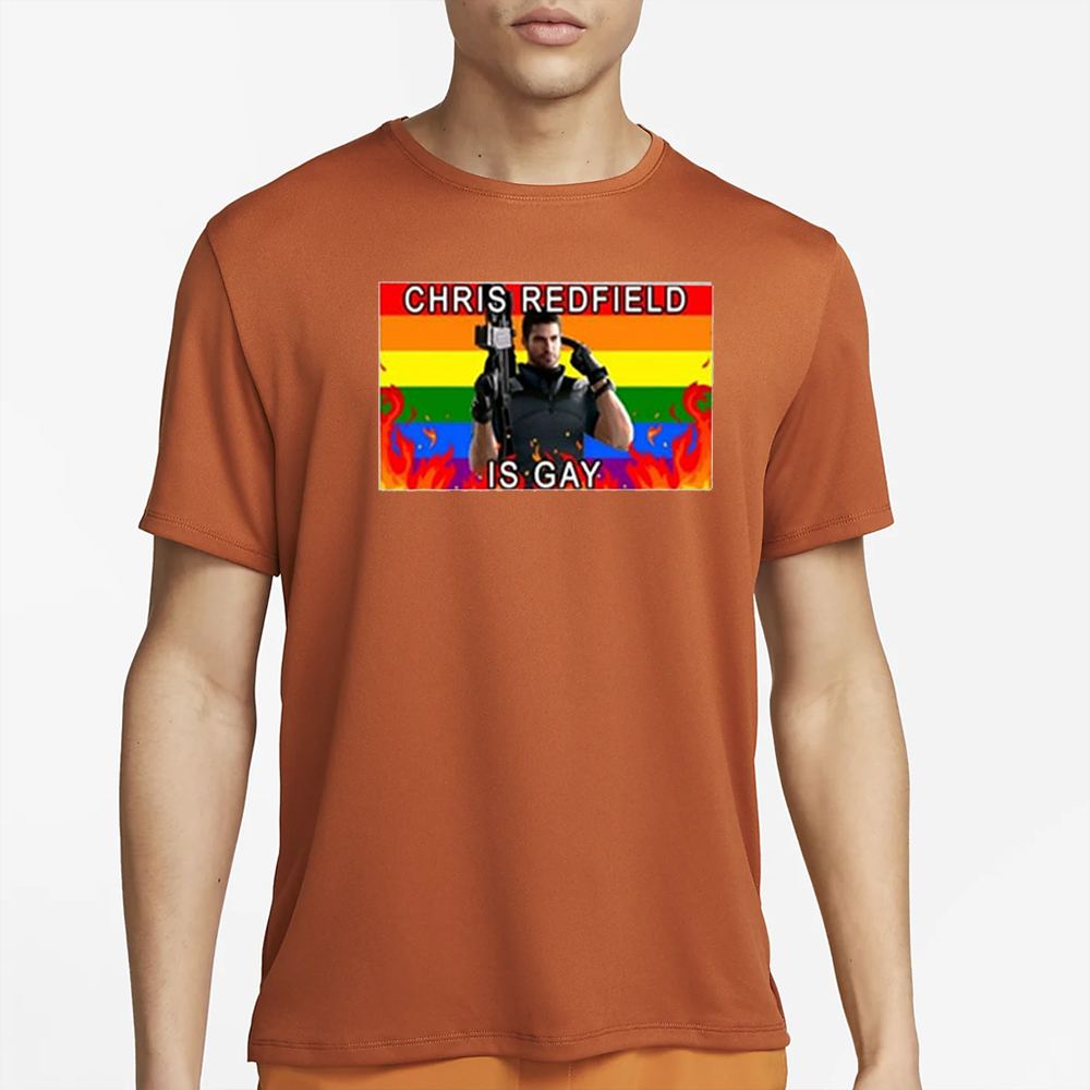 Chris Redfield Is Gay T-Shirt 4 Chris Redfield Is Gay T-Shirt2