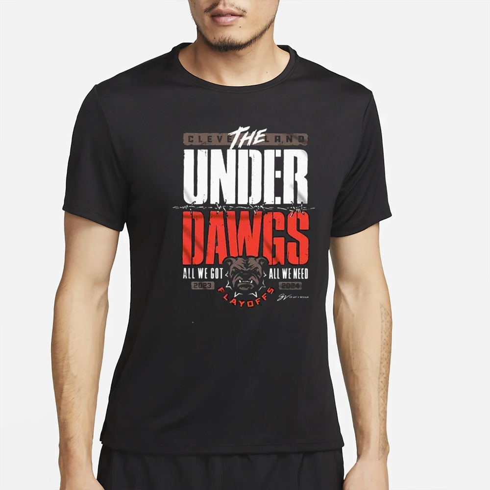 Cleveland Football The UnderDAWGS Playoff T-Shirt 4 Cleveland Football The UnderDAWGS Playoff T-Shirt2