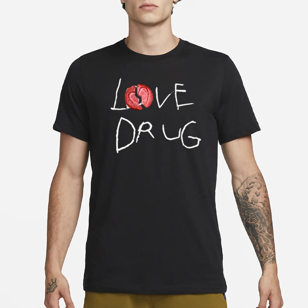 Dark Grey Love Drug T-Shirt 4 Dark Grey Love Drug T-Shirt1