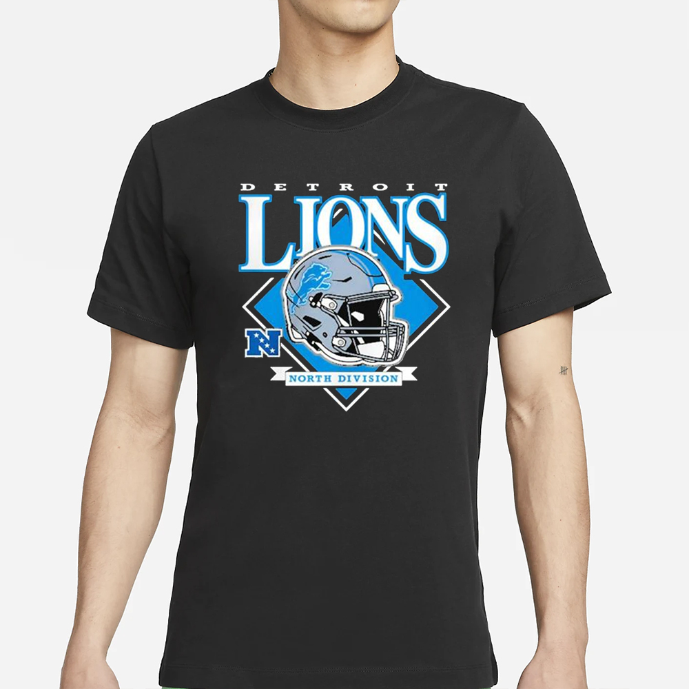 Detroit Lions New Era Gray Big & Tall Helmet T-Shirt 4 Detroit Lions New Era Gray Big & Tall Helmet T-Shirt