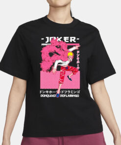 Donquixote Doflamingo Joker One Piece character anime T-Shirt1