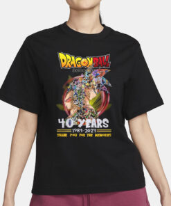 Dragon Ball 40 Years 1984 – 2024 Thank You For The Memories T-Shirt3