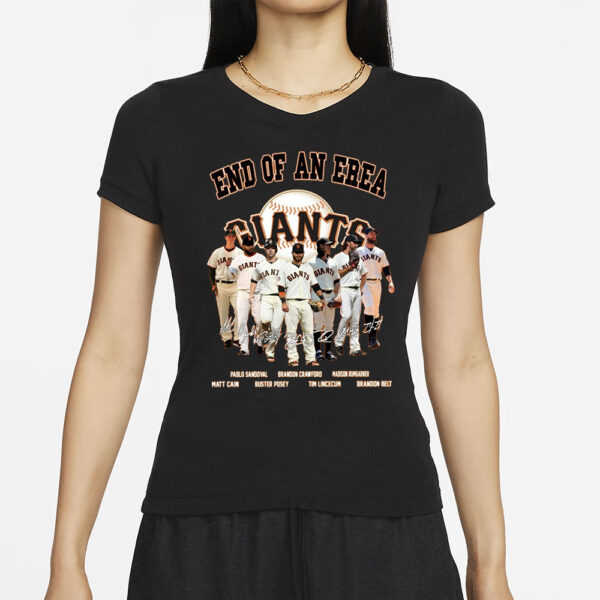 End Of An Era Giants Signature Shirts