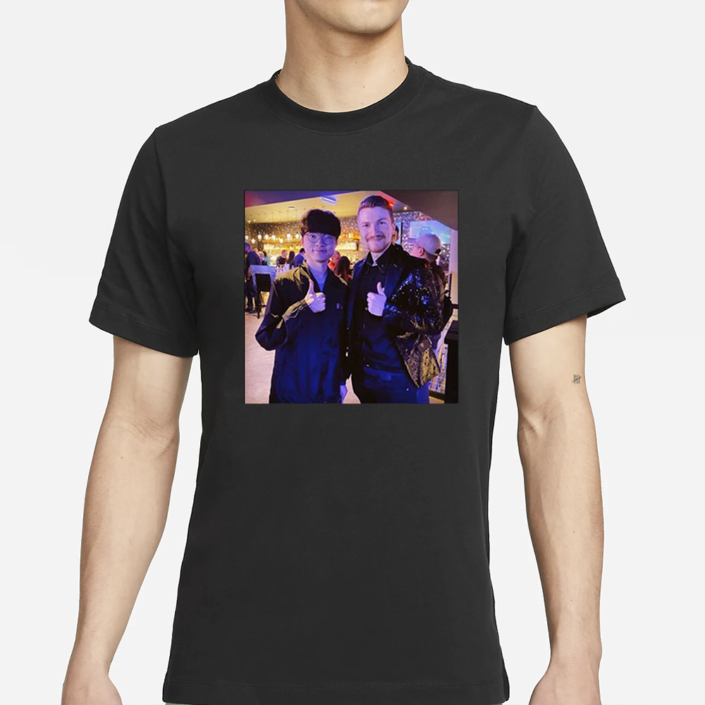 Fabian Mallant With Faker Photo Shirt 4 Fabian Mallant With Faker Photo Shirt