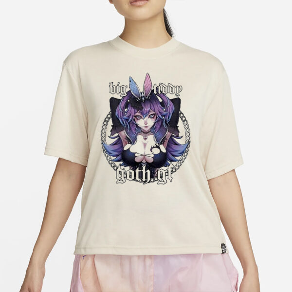 Fluffers Cottontailva Big Tiddy Goth Gf T-Shirt4