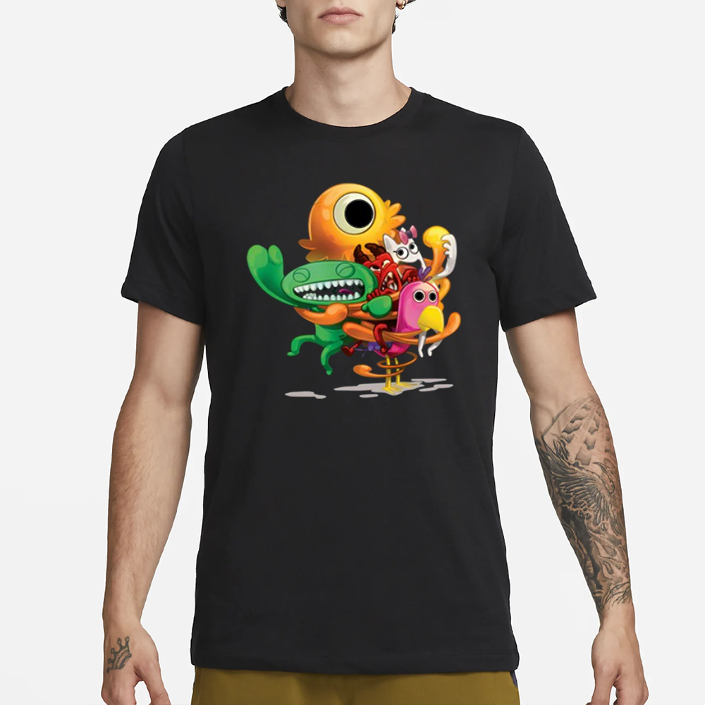 Garten Of Banban Group Hug T-Shirt 4 Garten Of Banban Group Hug T-Shirt1