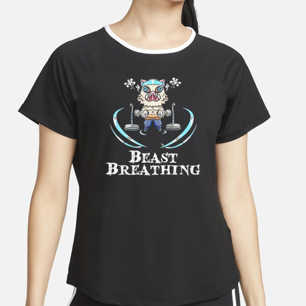 Hashibira Inosuke beast breathing Demon Slayer anime T-Shirt4