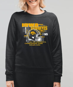 Iowa Hawkeyes Big Ten Championship 2023 Football Helmet Shirt