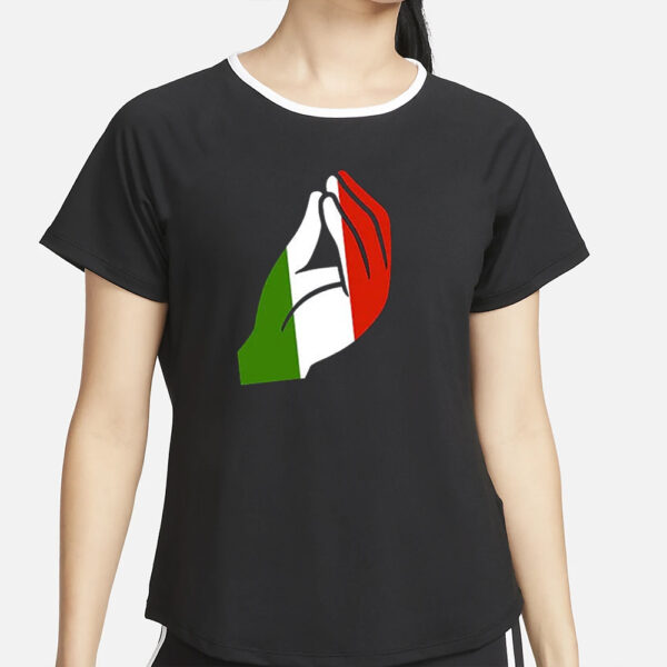 Italian Hand Pinched Fingers Emoji T-Shirt4