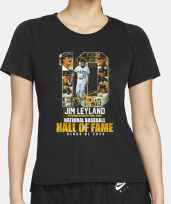 Jim Leyland Pittsburgh Pirates 1986 – 1996 National Baseball Hall Of Fame Class Of 2024 T-Shirt4