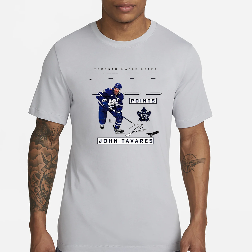 John Tavares Toronto Maple Leafs 1000 Career Points shirt 4 John Tavares Toronto Maple Leafs 1000 Career Points shirt