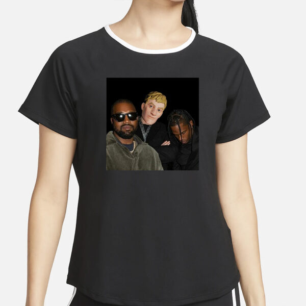 Kanye X Travis Scott X Fortnite T-Shirt2