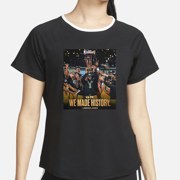 LA Lakers We Made History Shirt3