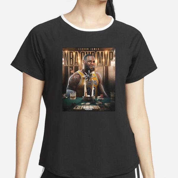 Lebron James Cup MVP 2023 Shirt2