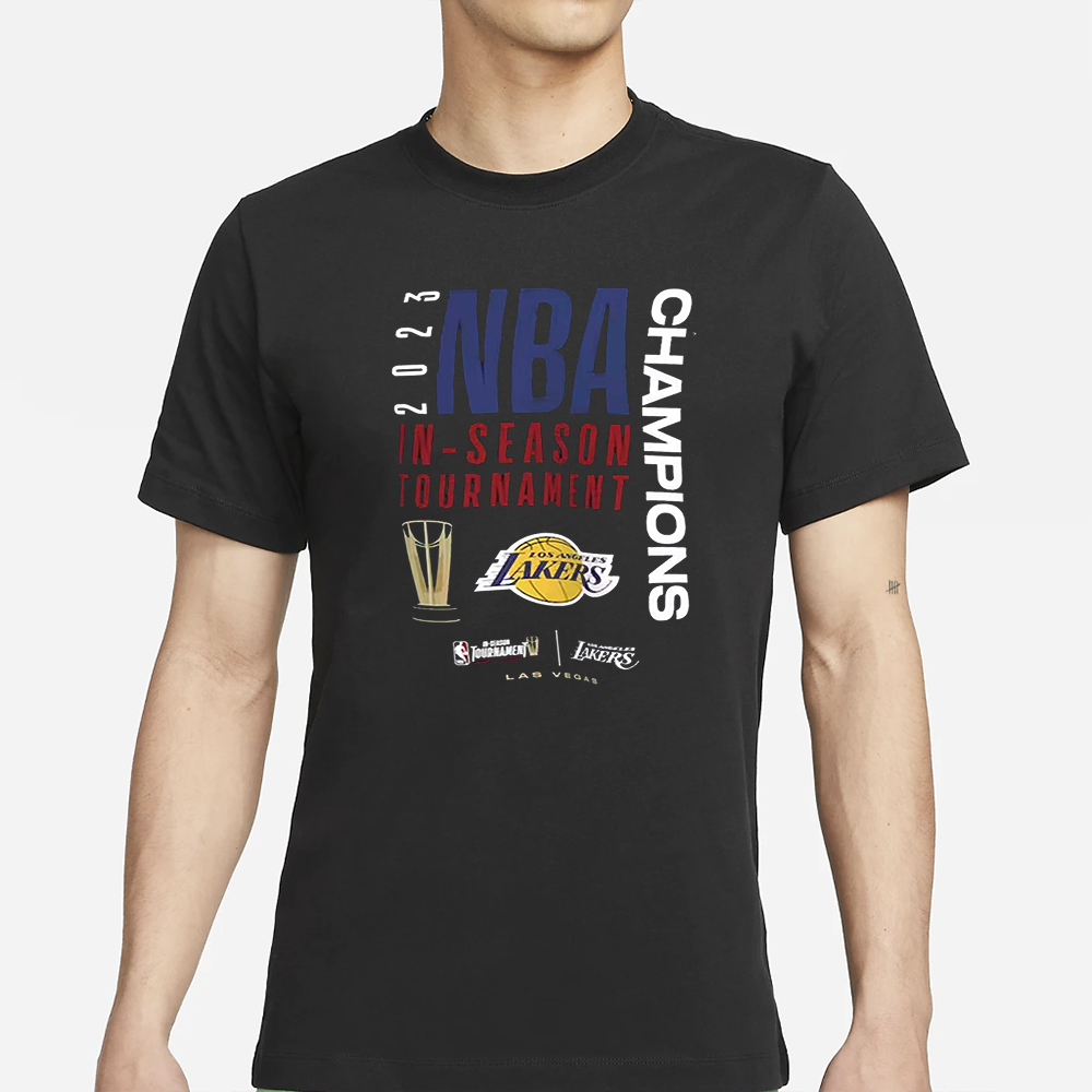 Los Angeles Lakers Nike Unisex 2023 Nba In-Season Tournament Champions Locker Room T-Shirt 4 Los Angeles Lakers Nike Unisex 2023 Nba In-Season Tournament Champions Locker Room T-Shirt