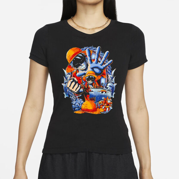 Luffy Sunny Gomu gomu no mi One Piece character anime T-Shirt