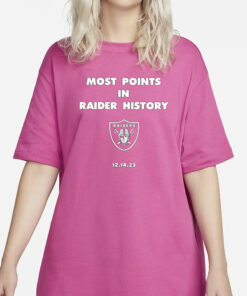 Most Points In Raider History 12.14.23 T-Shirt1