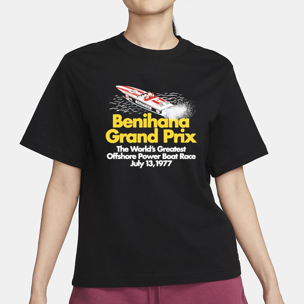 Official Benihana Grand Prix The World’s Greatest Offshore Power Boat Race July 13 1977 Shirt1