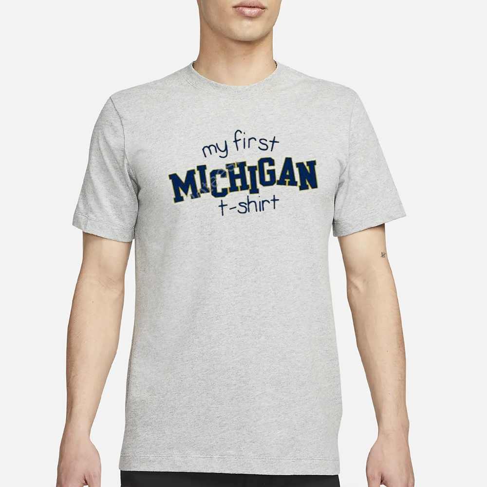 Official Wolverine Chron My First Michigan T-Shirt 4 Official Wolverine Chron My First Michigan T-Shirt1
