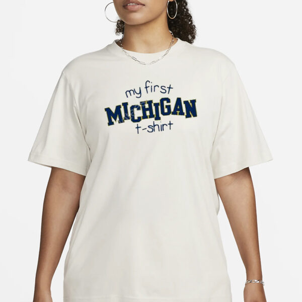 Official Wolverine Chron My First Michigan T-Shirt3