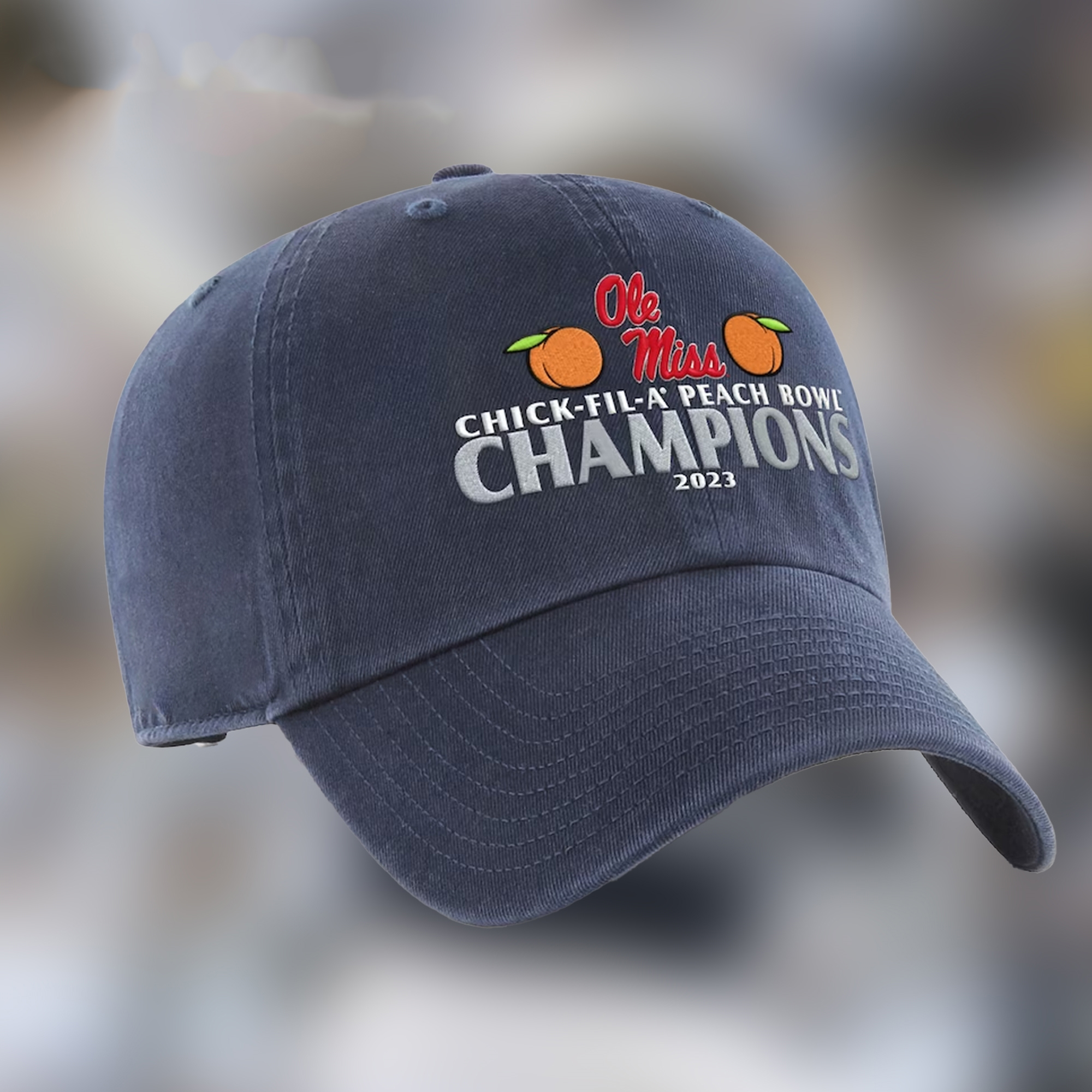 Ole Miss Rebels 2023 Chick Fil A Peach Bowl Championship T-Hat 2 Ole Miss Rebels 2023 Chick Fil A Peach Bowl Championship T-Hat