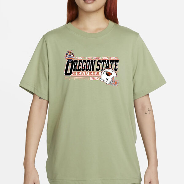 Oregon State Beavers 2023 Sun Bowl T-Shirt3