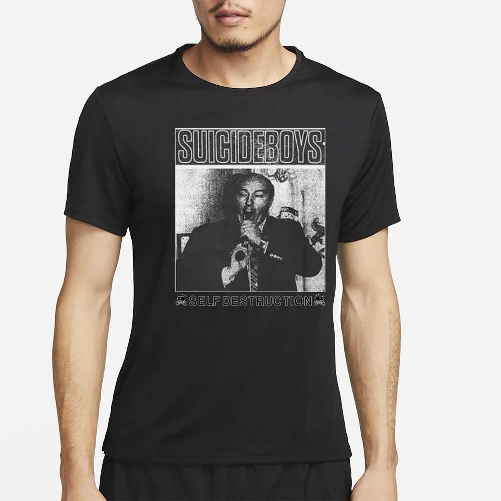 Political Suicide Self Destruction T-Shirt 4 Political Suicide Self Destruction T-Shirt2