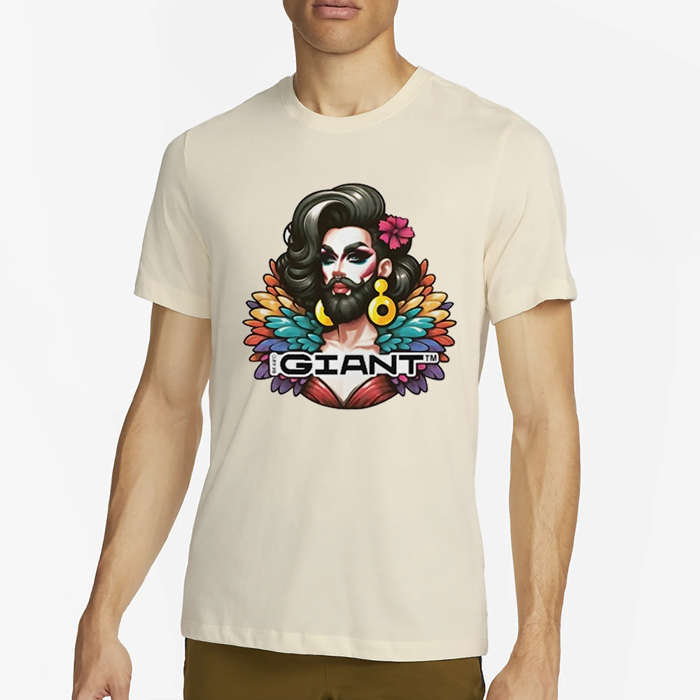 Sam Lantz Bearded Giant Queen T-Shirt 4 Sam Lantz Bearded Giant Queen T-Shirt2