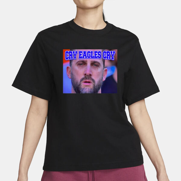 Shan Shariff Nick Sirianni Cry Eagles Cry-Unisex T-Shirt1