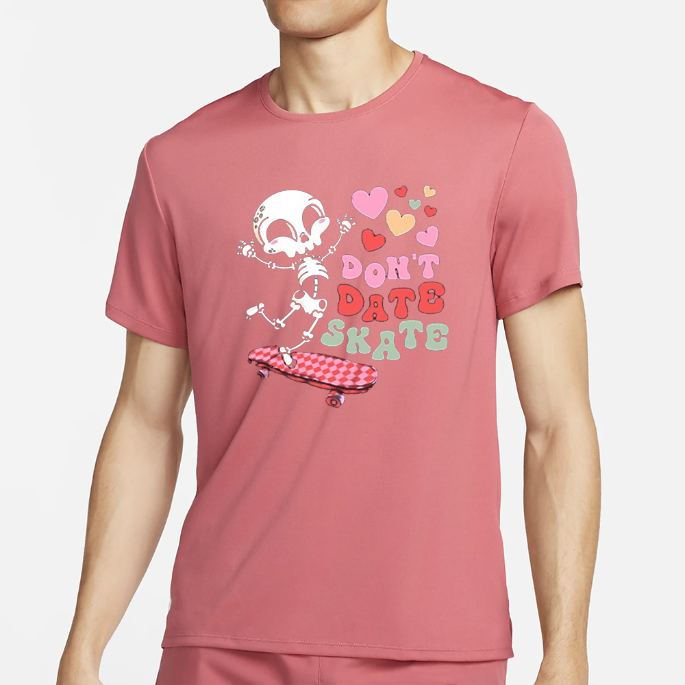 Skull Valentine Don’t Date Skate T-Shirt 4 Skull Valentine Don’t Date Skate T-Shirt1