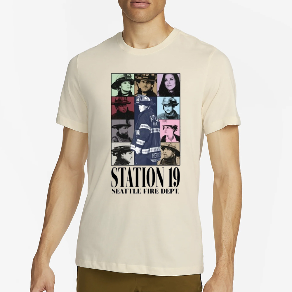 Station 19 Seattle Fire Dept-Unisex T-Shirt 4 Station 19 Seattle Fire Dept-Unisex T-Shirt2