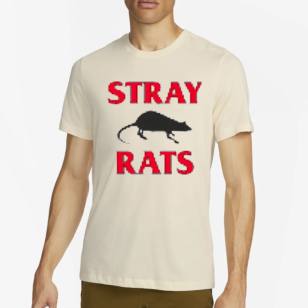 Stray Rats Pixel Rodenticide T-Shirt 4 Stray Rats Pixel Rodenticide T-Shirt2