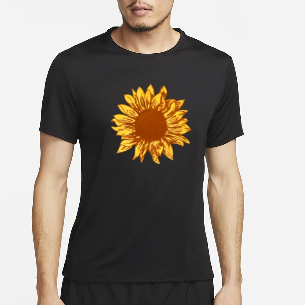 Sunflower Flocked T-Shirt 4 Sunflower Flocked T-Shirt2