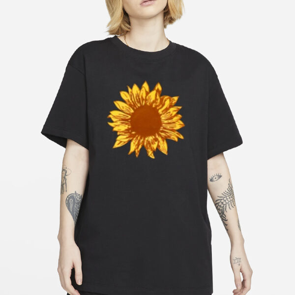 Sunflower Flocked T-Shirt4