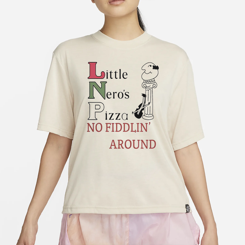 TJ Watt Little Nero Pizza No Fiddlin Around T-Shirt 4 TJ Watt Little Nero Pizza No Fiddlin Around T-Shirt2