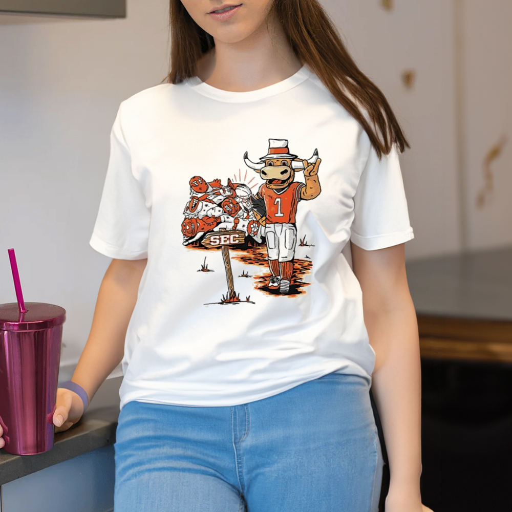 Texas Longhorns Mascot BIG 12 SEC Conference Champions Shirt 4 Texas Longhorns Mascot BIG 12 SEC Conference Champions Shirt2