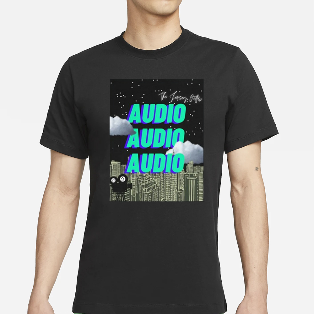 The Jersey Outlaw Audio Audio Audio T-Shirt 4 The Jersey Outlaw Audio Audio Audio T-Shirts