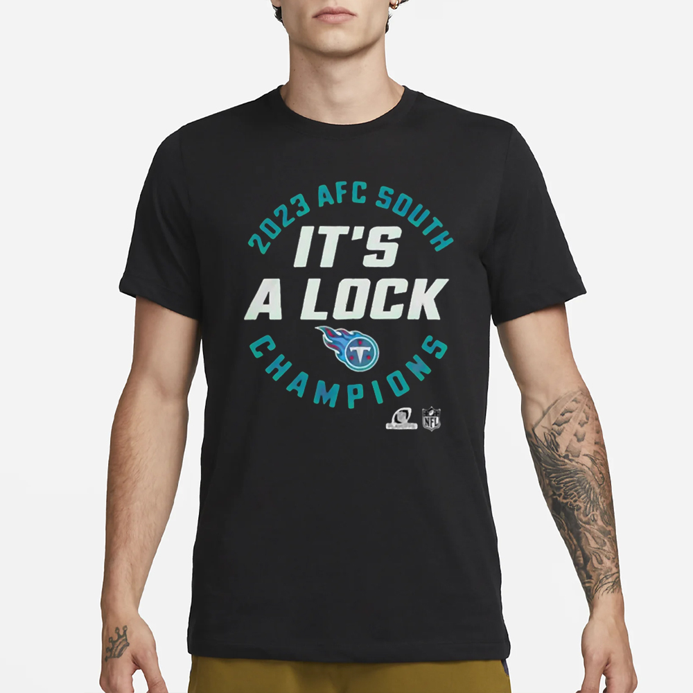 Titans Afc South Champions 2023 It’s A Lock T-Shirt 4 Titans Afc South Champions 2023 It’s A Lock T-Shirt1