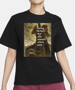 Top Farting So Hard That Your Stomach Ache Is Gone Sex T-Shirts3