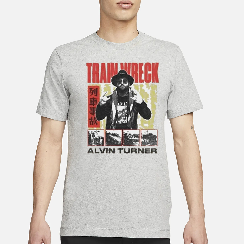 Train Wreck Alvin Turner Photo T-Shirt 4 Train Wreck Alvin Turner Photo T-Shirt1
