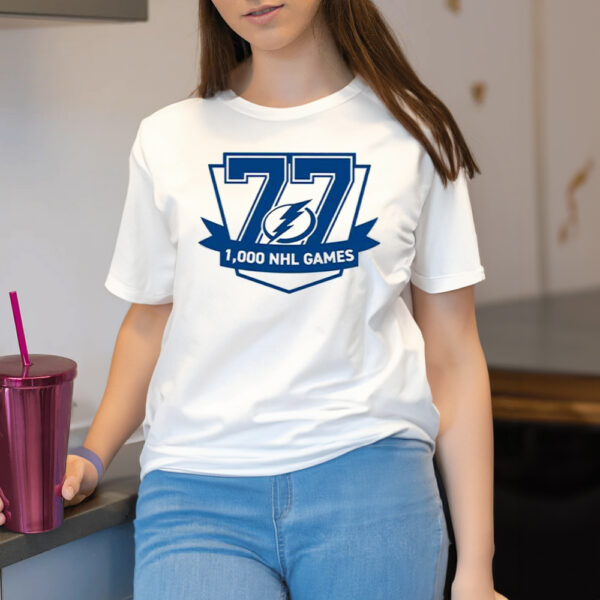 Victor Hedman 1000 Games Shirt2