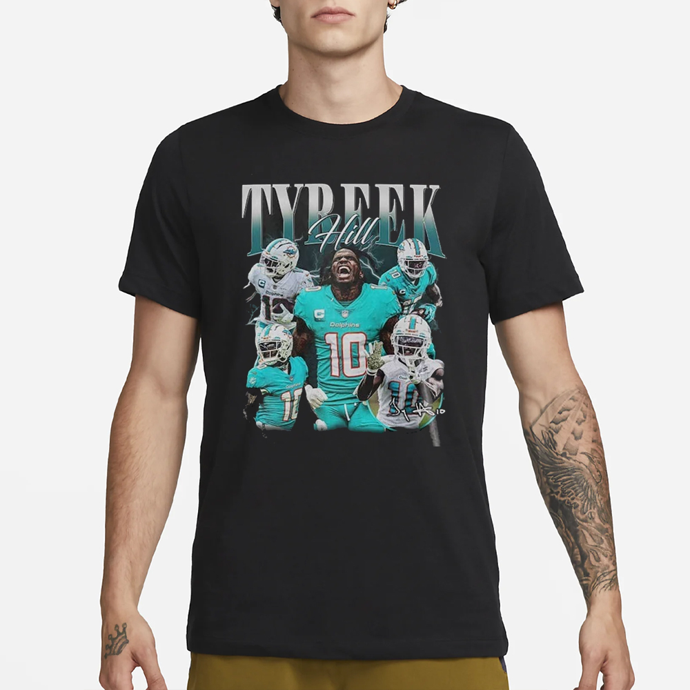 Vintage 90s Graphic Style Tyreek Hill T-Shirt 4 Vintage 90s Graphic Style Tyreek Hill T-Shirt1