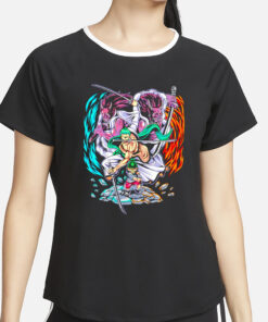 Zoro’s ultimate technique Ashura One Piece anime T-Shirt4