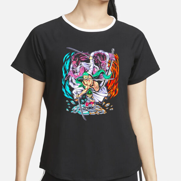 Zoro’s ultimate technique Ashura One Piece anime T-Shirt4