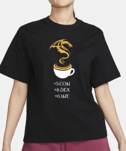 5 Con 8 Dex 6 Inc Coffee T-Shirt1