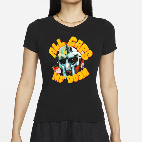 All Caps Mf Doom T-Shirt