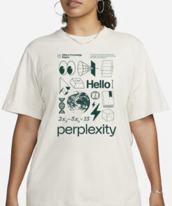 Aravind Srinivas Where Knowledge Begins Hello Perplexity T-Shirt3